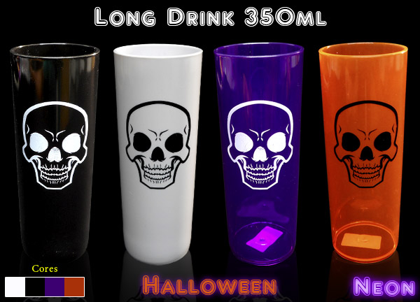 Copo de festa Long Drink Halloween